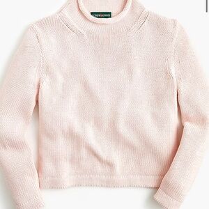 J. Crew Cropped Roll-neck Sweater large